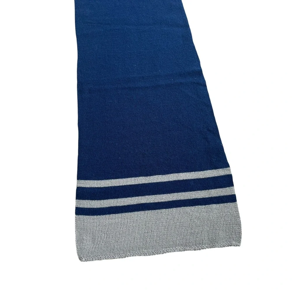 Dancing with the Stars The Tour Navy Blue Stripe Embroidered Knit Scarf DWTS 58